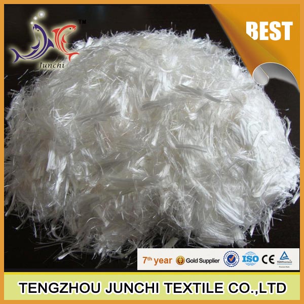 high tensile UV pp mesh fiber for concrete